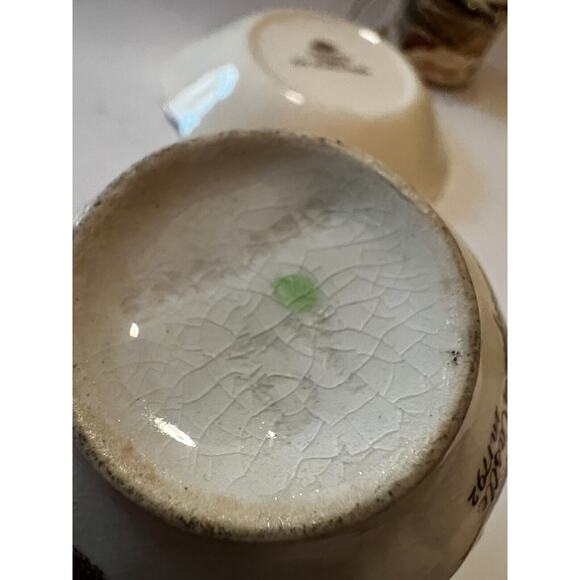 Johnson Bros Old Britain England Vintage 3 Piece Set Teacups Saucer Fine China - Picture 6 of 6